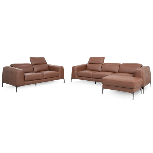 JIA 5019 - Thick Leather Sofa