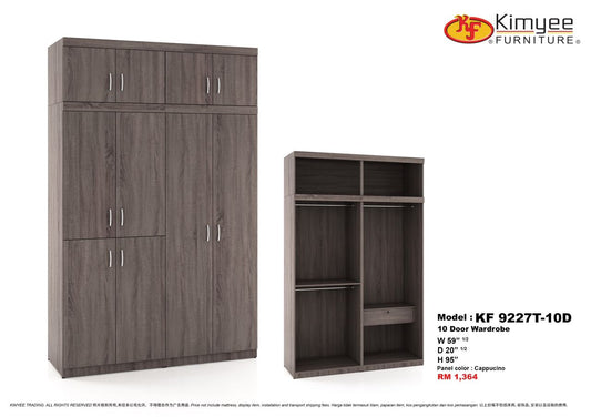 10DOOR WARDROBE  : KF-9227T-10D