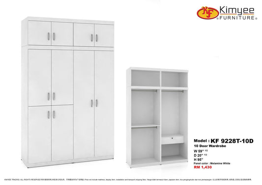 10DOOR WARDROBE : KF-9228T-10D